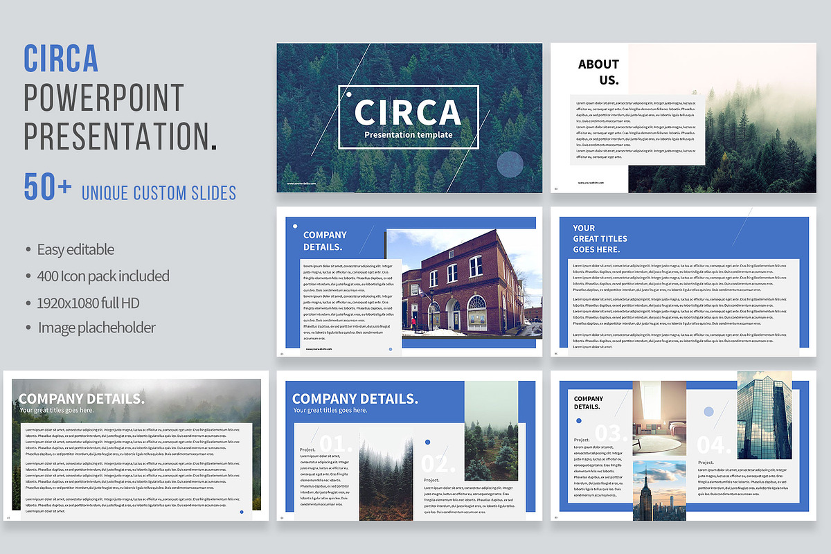 Circa Powerpoint Template in PowerPoint Templates - product preview 8