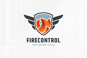 Fire Control Logo Template