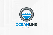 Ocean Line Logo Template
