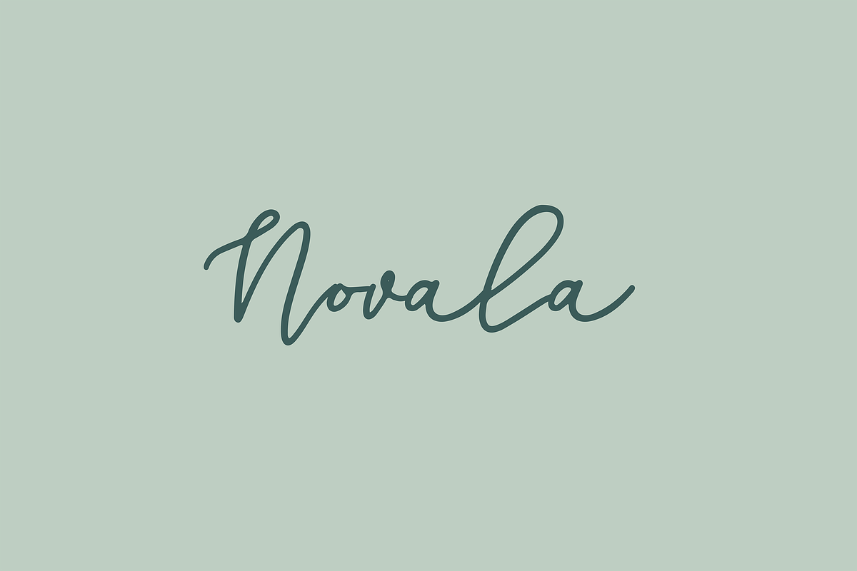 Novala in Script Fonts - product preview 8