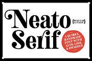 Neato Serif Font Family