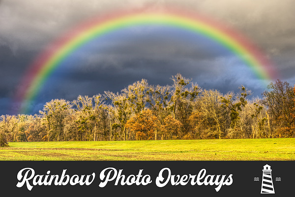Rainbow Photo Overlays