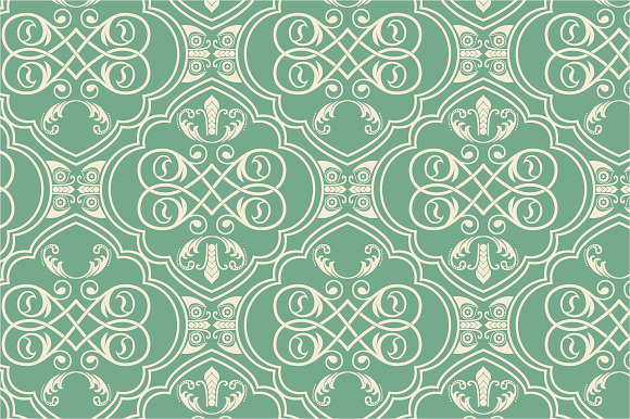 5 ornamental seamless patterns in Patterns - product preview 2