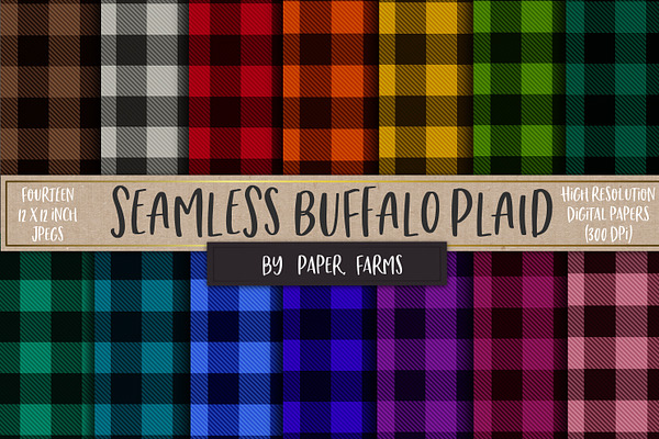 Seamless Buffalo Plaid