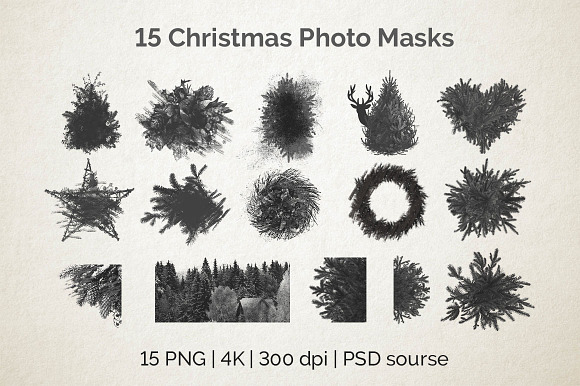 15 Christmas Photo Masks in Photoshop Layer Styles - product preview 9