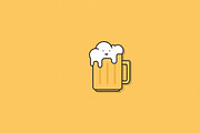 Beer Alcohol Icon Vector
