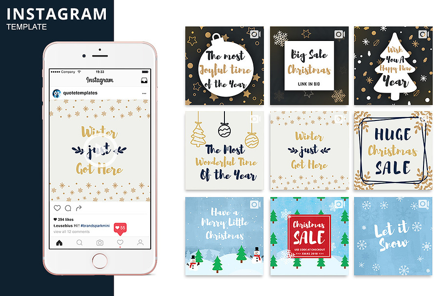 Christmas Animated Template in Instagram Templates - product preview 8