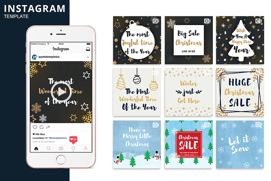 Christmas Animated Template in Instagram Templates - product preview 8