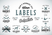 9 Vintage Labels for Men's Hobbies