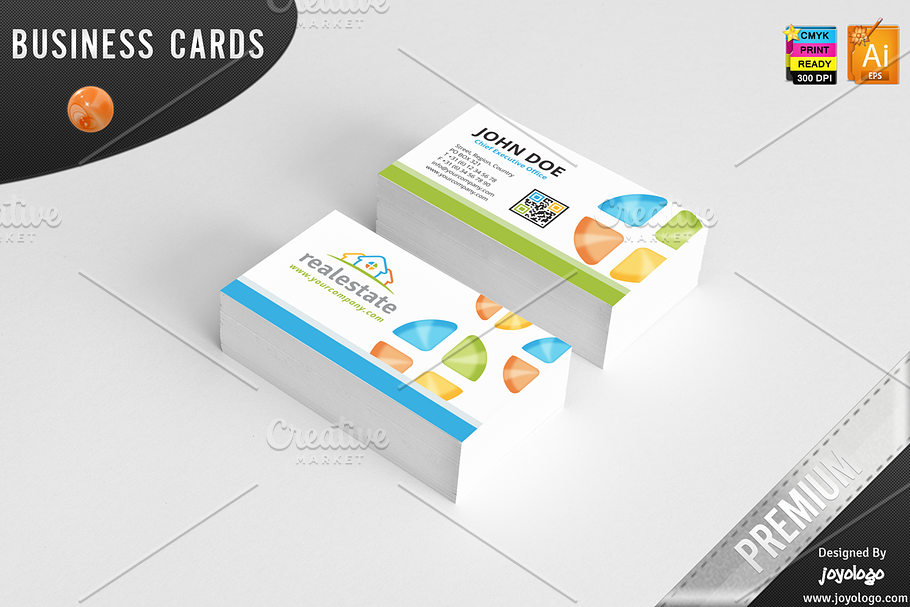 3D Real Estate Business Cards Design in Business Card Templates - product preview 8