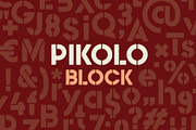 Pikolo Block Font