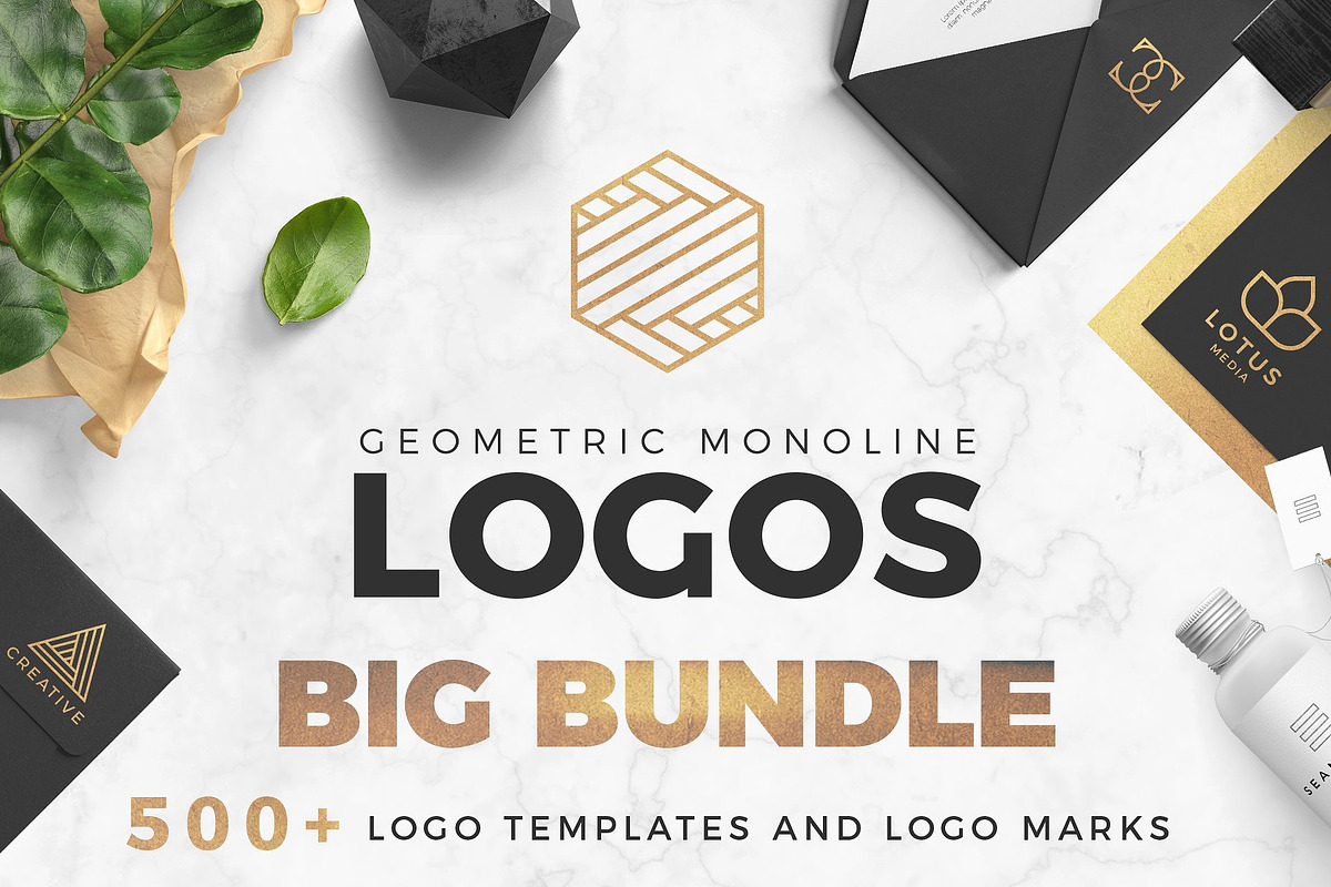 Geometric Logo Pack ~ Logo Templates ~ Creative Market - 