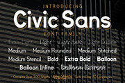 Civic Sans Font Family