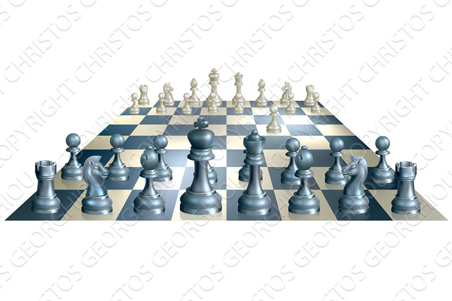 Game of chess illustration in Illustrations - product preview 8
