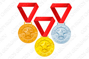 Winners medals