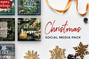 Christmas-Themed Social Media Pack