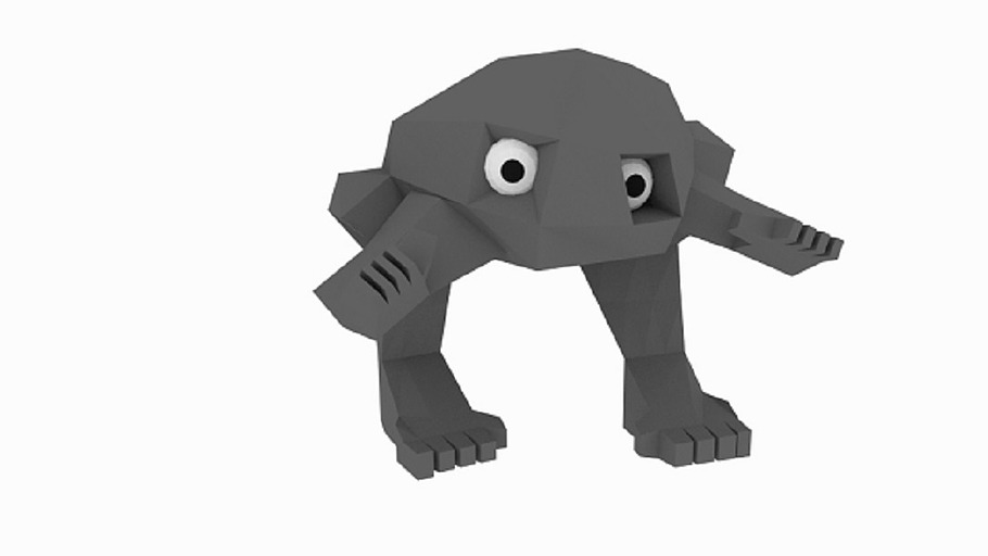  Low Poly Rock Character  in Fantasy - product preview 1