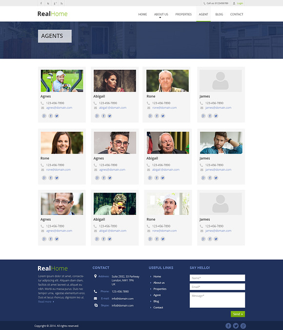 Real Home PSD Website Template in Website Templates - product preview 5
