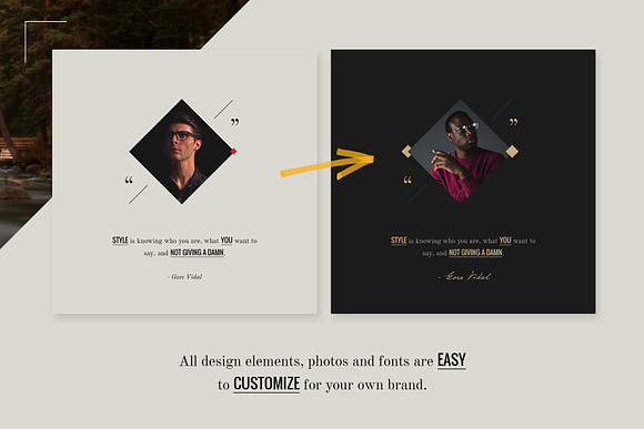 ASTON Luxury Lifestyle Brand in Social Media Templates - product preview 5