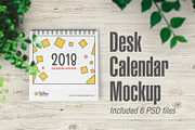 Desk Calendar Mockup