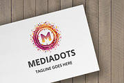 MediaDots (Letter M) Logo