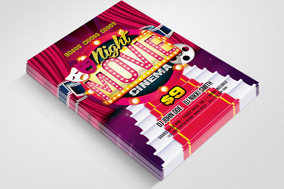 Movie Theater Flyer Templates