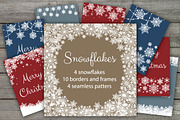 Snowflakes Borders and Patterns