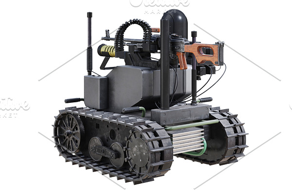 Military robot vehicle