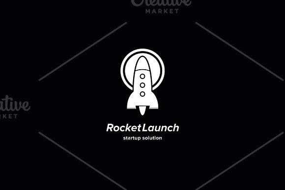 Rocket Launch Logo Template in Logo Templates - product preview 2