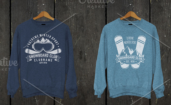 Snowboard Club Collection in Logo Templates - product preview 4