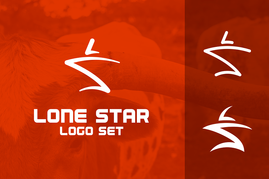 Lone Star (LS) Logo Set