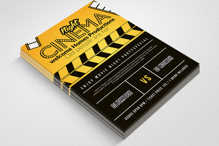 Movie Theater  Flyer Templates