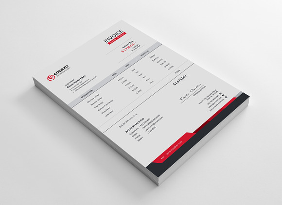 Invoice in Stationery Templates - product preview 9