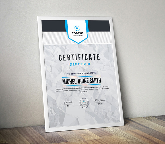 Certificate in Stationery Templates - product preview 4