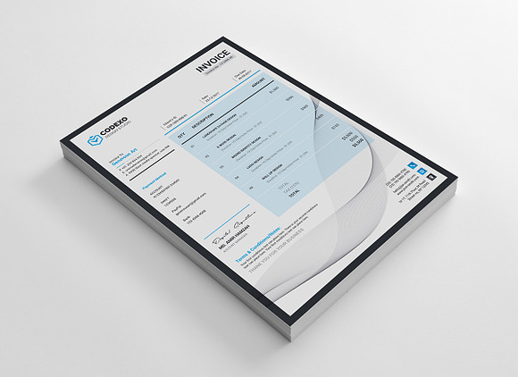 Modern Invoice in Stationery Templates - product preview 1