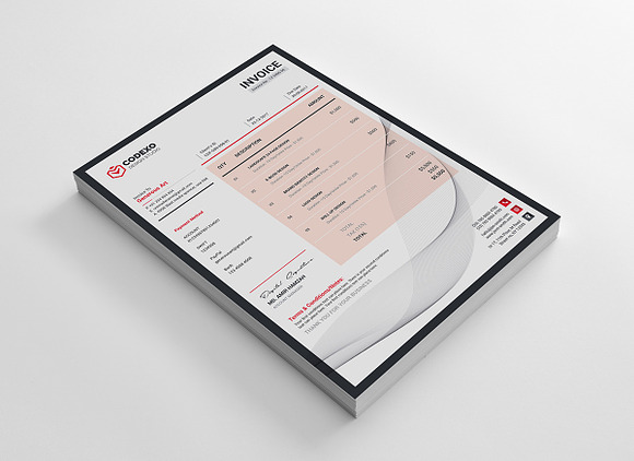 Modern Invoice in Stationery Templates - product preview 3