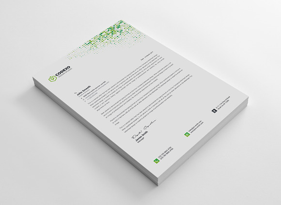 Letterhead Template in Stationery Templates - product preview 5