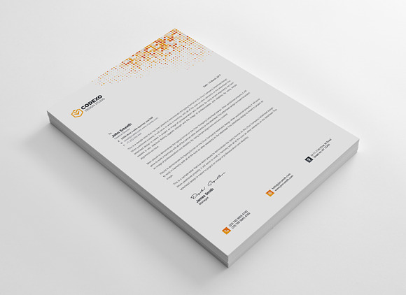 Letterhead Template in Stationery Templates - product preview 9