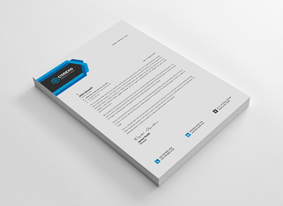Letterhead Template in Stationery Templates - product preview 7
