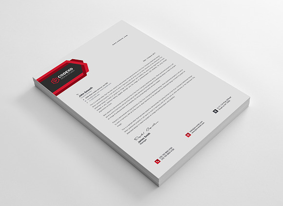 Letterhead Template in Stationery Templates - product preview 10
