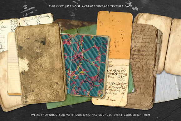 Vintage Book & Paper Texture Pack in Textures - product preview 1
