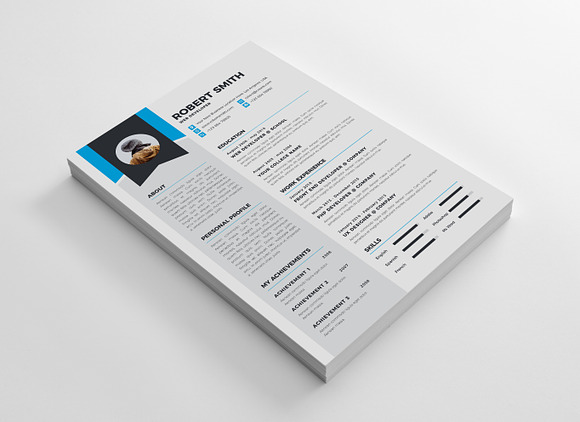 Resume / CV in Resume Templates - product preview 1