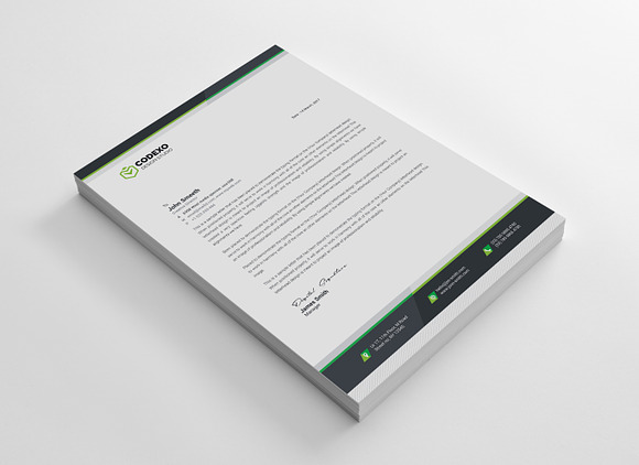 Letterhead Template in Stationery Templates - product preview 3