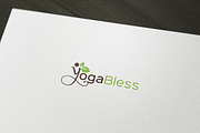 Yoga Bless Logo Template