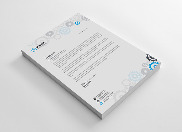 Business Letterhead Template in Stationery Templates - product preview 1