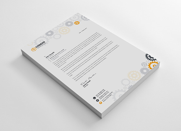 Business Letterhead Template in Stationery Templates - product preview 2