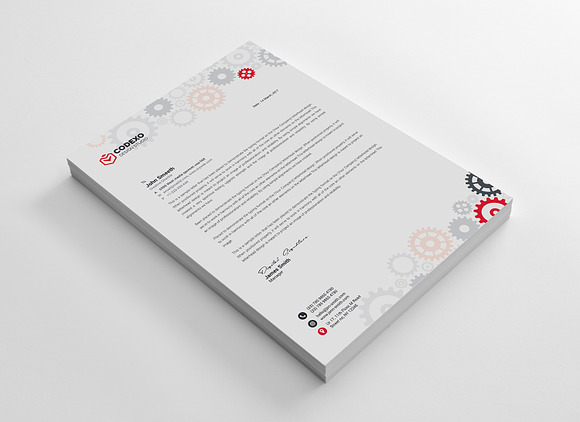 Business Letterhead Template in Stationery Templates - product preview 3