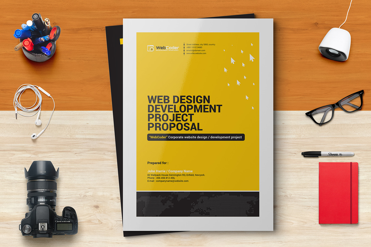 Web Proposal | Design & Development in Stationery Templates - product preview 8
