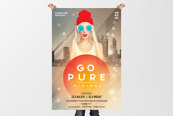 Go Pure - 2 PSD Flyer Templates in Flyer Templates - product preview 1
