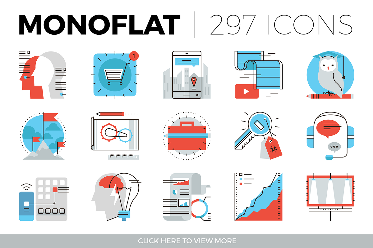 Monoflat Icons Collection in Technology Icons - product preview 8